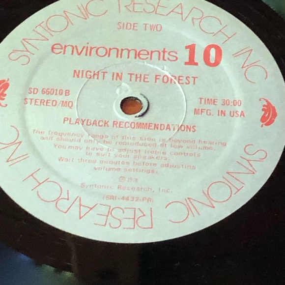 Environments The Magic Of Psychoacoustic Sound LP Record Album - Picture 8 of 8